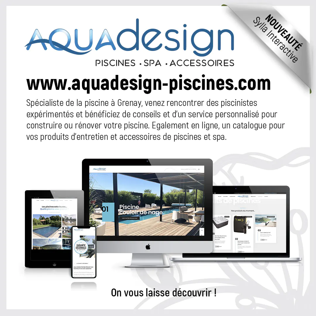 Aqua Design Piscines site internet